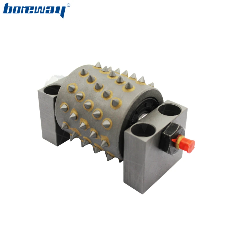 

Boreway 60S Teeth Diamond Tool Bush Hammer Rollers Without Frankfurt Base For Grinding Marble Granite Concrete Litzhi Surface