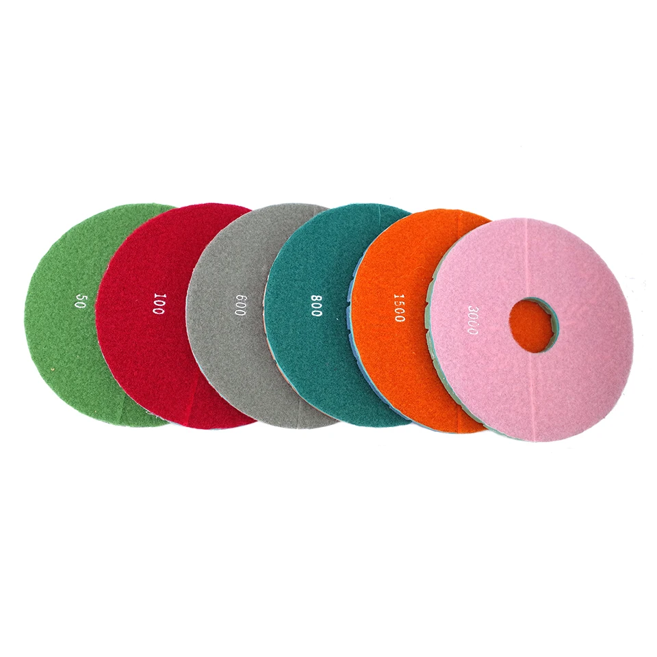 200mm Diamond Polishing Pad 30#-3000# 8 Inch Renovate Floor Polishing Pads Granite Marble Concrete Polishing Pads Cleaning Pad