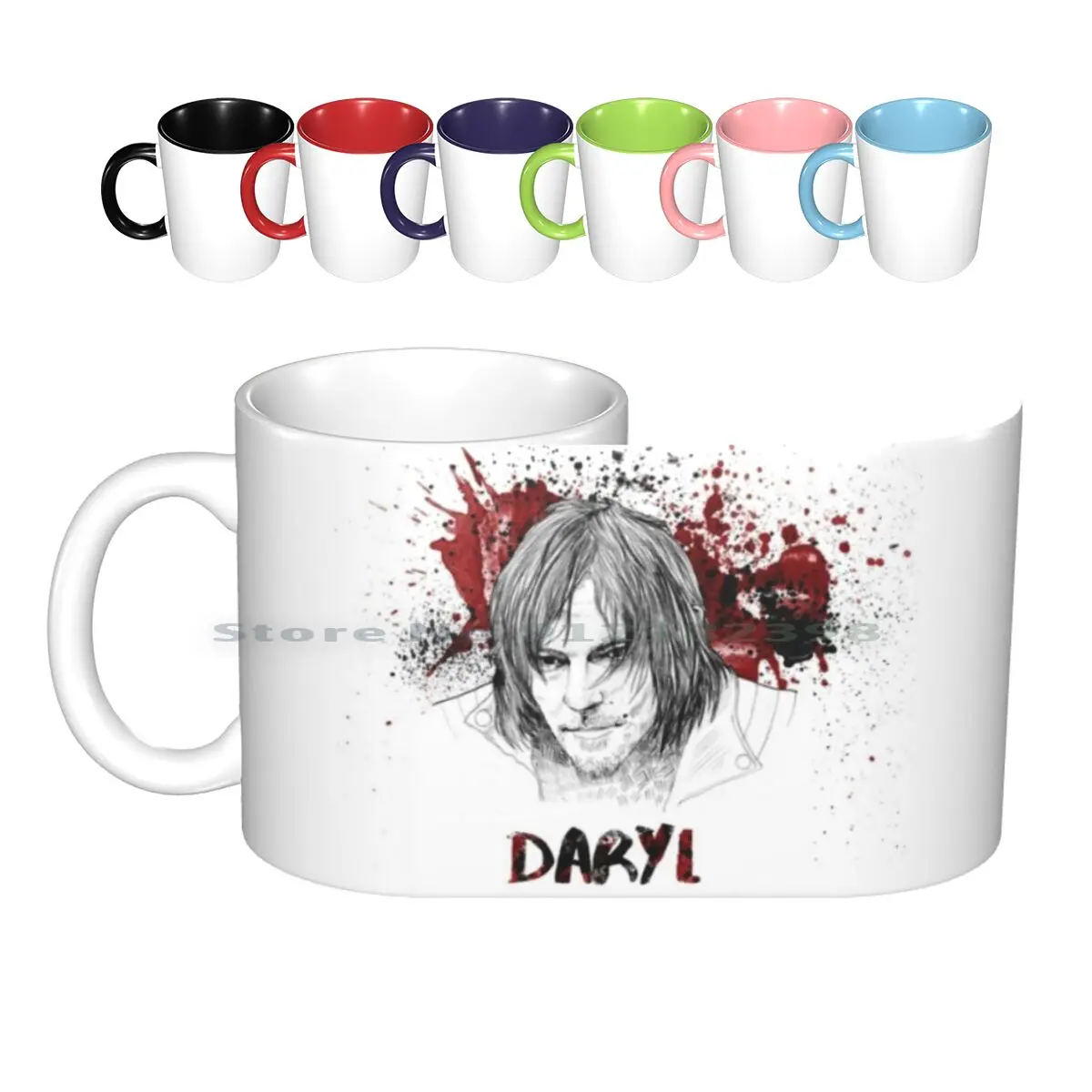 Daryl Dixon The Walking Dead Ceramic Mugs Coffee Cups Milk Tea Mug The Walking Dead The Walking Dead Tv Show Zombies Daryl