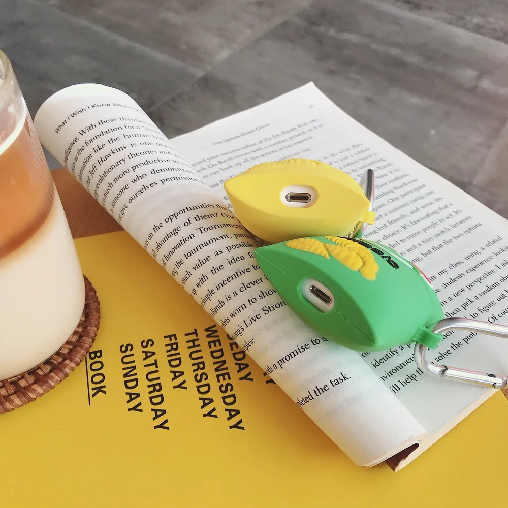 Чехол для наушников с 3D изображением картофельных чипсов, мягкий силиконовый чехол для AirPods 1 2, Bluetooth гарнитура, зарядная коробка, чехол для телефона с крючком