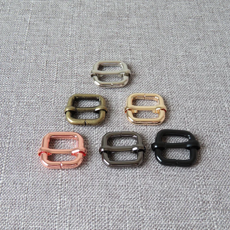 1 Pcs 15mm Nickle Metal D O Ring Belt Straps Slider Side Release Buckle Spring Snap Hook For Dog Collar Leash Harness Accessory