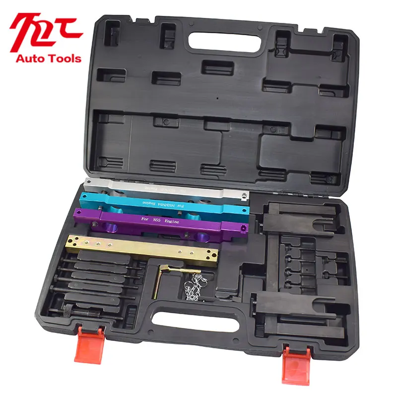 Made In Chinese Car Garage Tools For BMW N51 N52 N53 N54 N55 Camshaft Vanos Flywheel  Engine Timing Tools Set