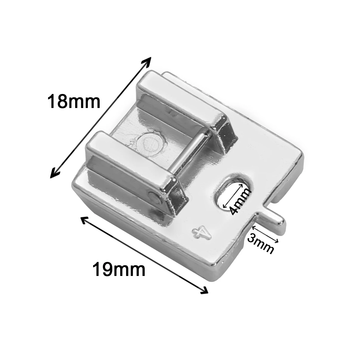 1Pc Household Multi-Function Invisible Zipper Pressure Foot With Tail Snap On,for brother/ janome Sewing Machine Tools 2204-01