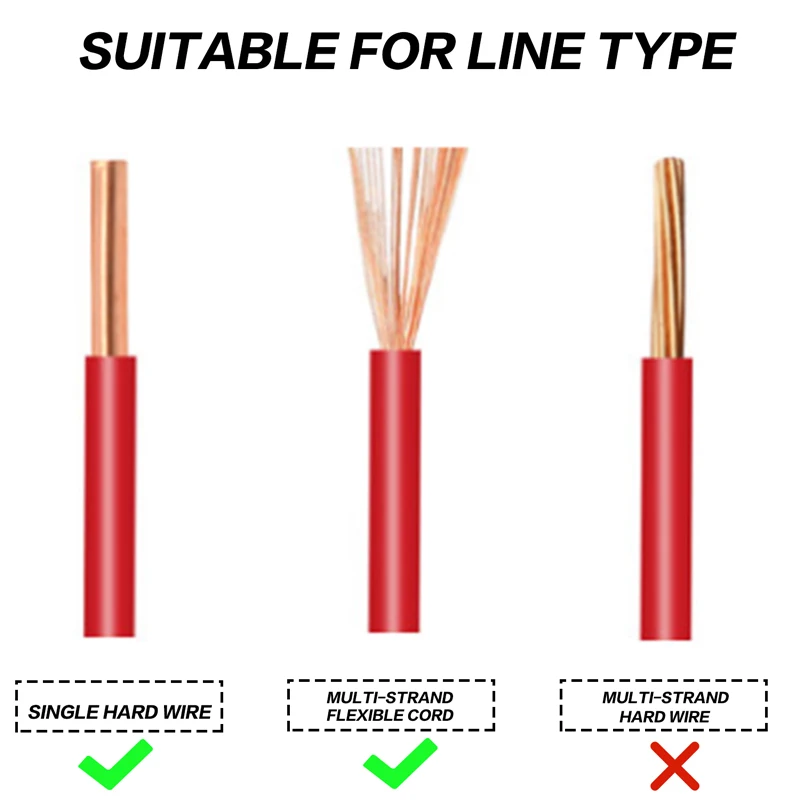 Scotch Lock Electric Wire Cable Connectors Quick Splice Terminals Crimp Non Destructive Without Breaking Line AWG 22-18