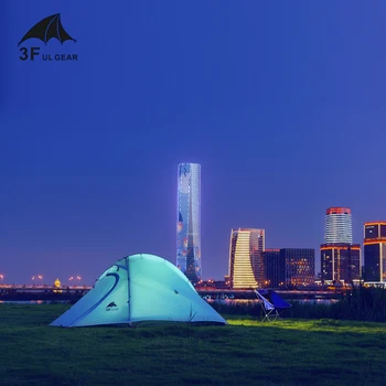 3F UL GEAR 15D Tent 2 Persons Ultralight Double Layer Waterproof 5000mm 5