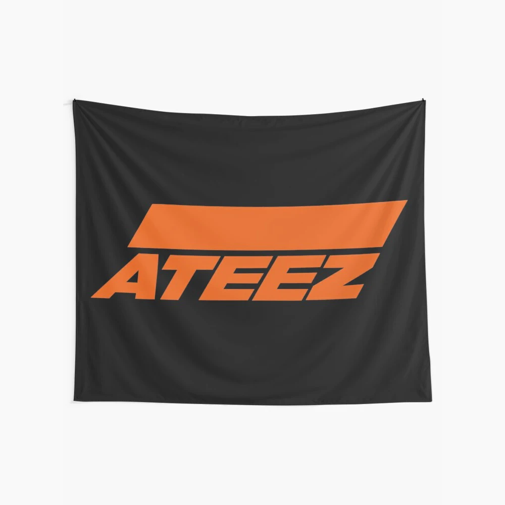 Thanxx Flags Ateez Flag Tapestry Wall Hanging Dorm Decor Blanket Wall Cloth Tapestry