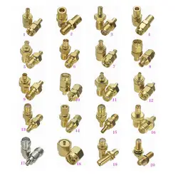 1szt SMA do SMB / MCX / MMCX / SMC / CRC9 / TS9 / SMA / IPX U.fl Wtyczka męska i gniazdo żeńskie Konwerter złącza koncentrycznego RF