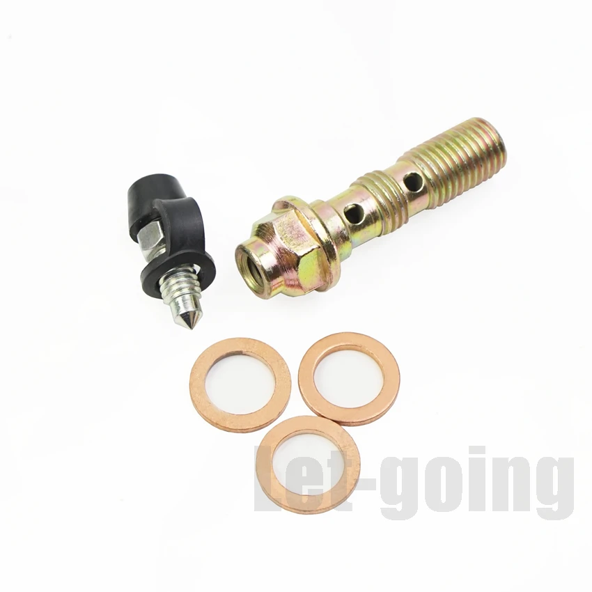 AN3 Brake Hose Aluminum Motorcycle Motor Bike Hydraulic Brake Oil Hose Tube Pipe Line Banjo Fitting Bolt 0 28 90 degree M10 10mm