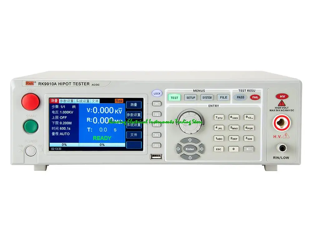 REK RK9910A Program Controlled AC/DC Withstanding Voltage  Tester AC:5KV/DC:6KV,AC:10mA/DC:5mA;RK9920A AC:20mA/DC:10mA