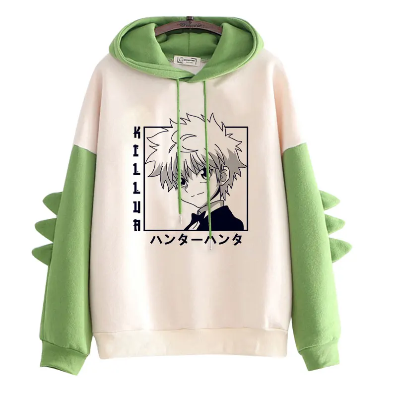 2021 Unisex Hoodies Hunter X Hunter Men Women Pullovers Hoodies Sweatshirts Killua Zoldyck Hisoka 90s Anime Hoody Streetwear Top