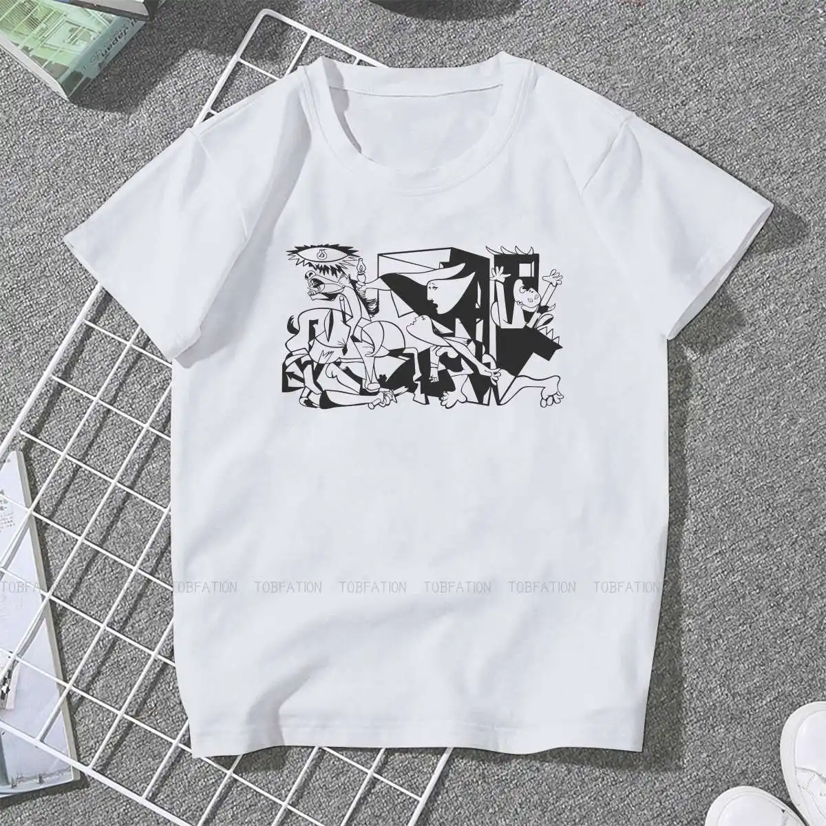 Pablo Picasso Guernica 1937 Artwork Reproduction TShirt for Girl Impressionism 4XL Hip Hop Gift Idea  T Shirt Stuff Hot Sale