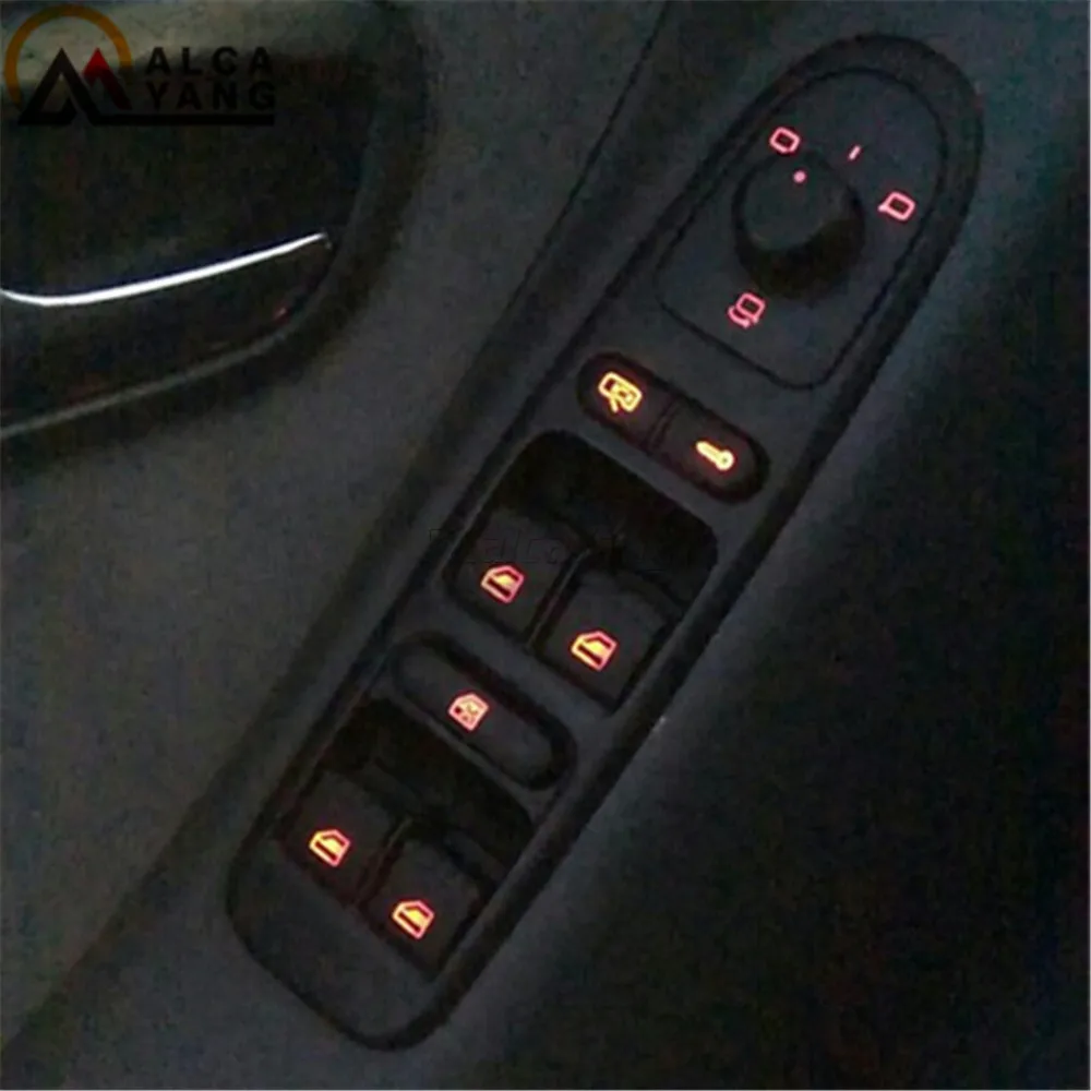 Fenster Master Switch Taste Konsole Für Volkswagen Golf Jetta Bora Passat B5 Seat Leon Toledo MK4 Skoda Octavia MK1 Fabia toledo