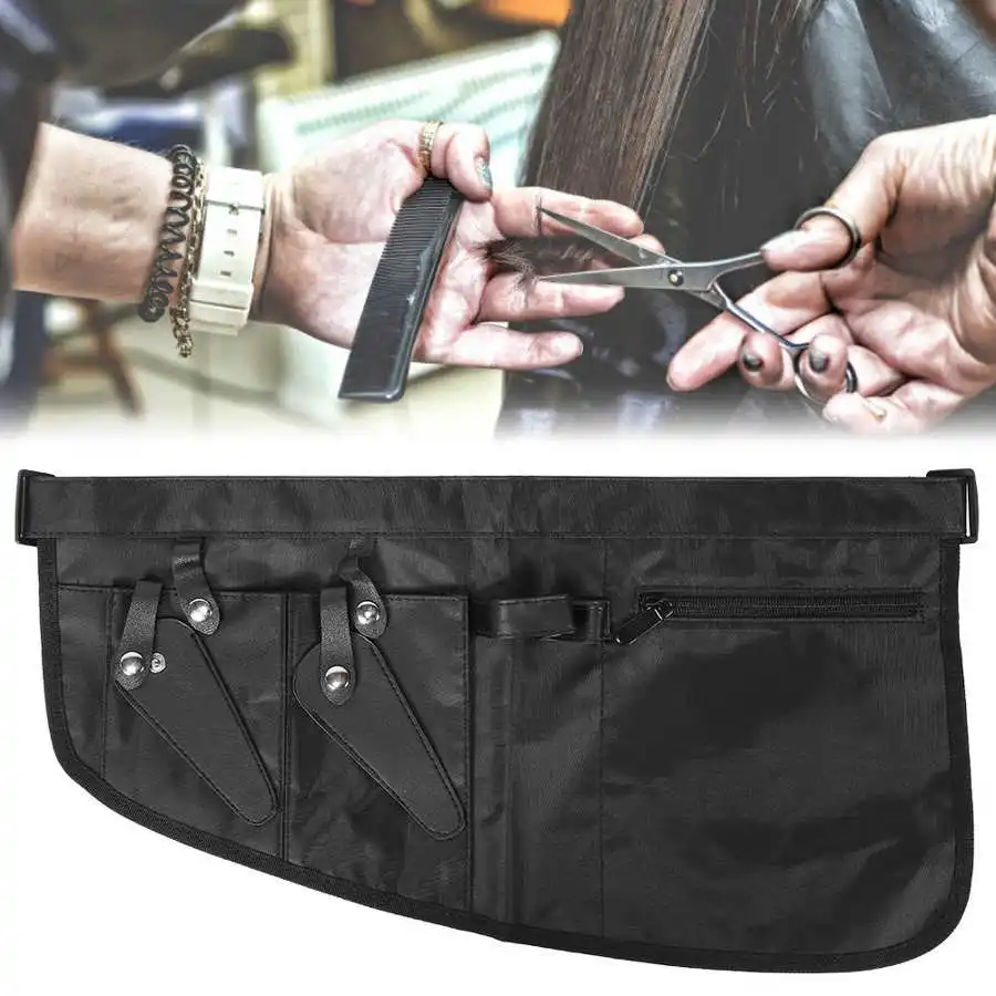 

Storage Bag Professional Multi-Functional Hairdresser Clip Comb Scissor Waist Cutting Tool Accessories