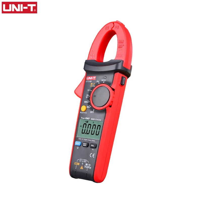 UNI-T UT216C 600A True RMS Digital Clamp Meter AC DC Current Auto Range Multimeter NCV Non-Contact  Voltage Testing UT216A UT216