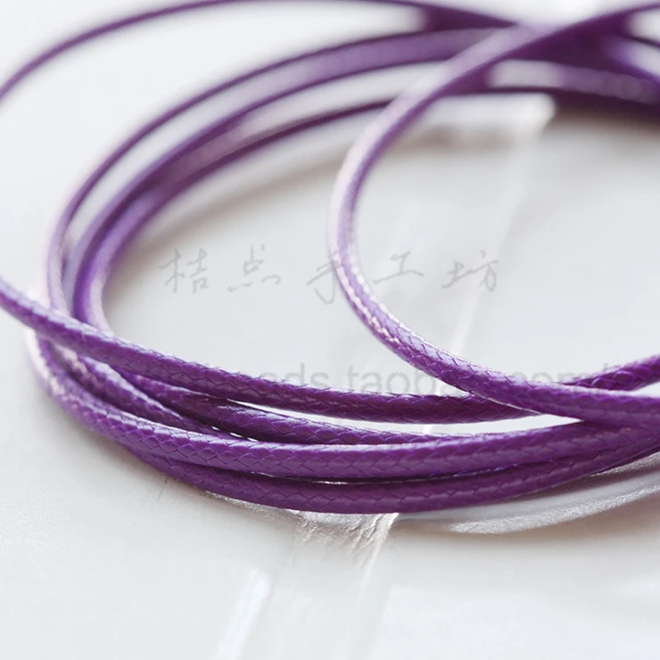 10 Meters Round Wax Polyester Cord