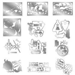 Nativity Scene Christmas Reindeer Metal Cutting Dies for Scrapbooking Craft Die Cut Card Making Embossing Stencil