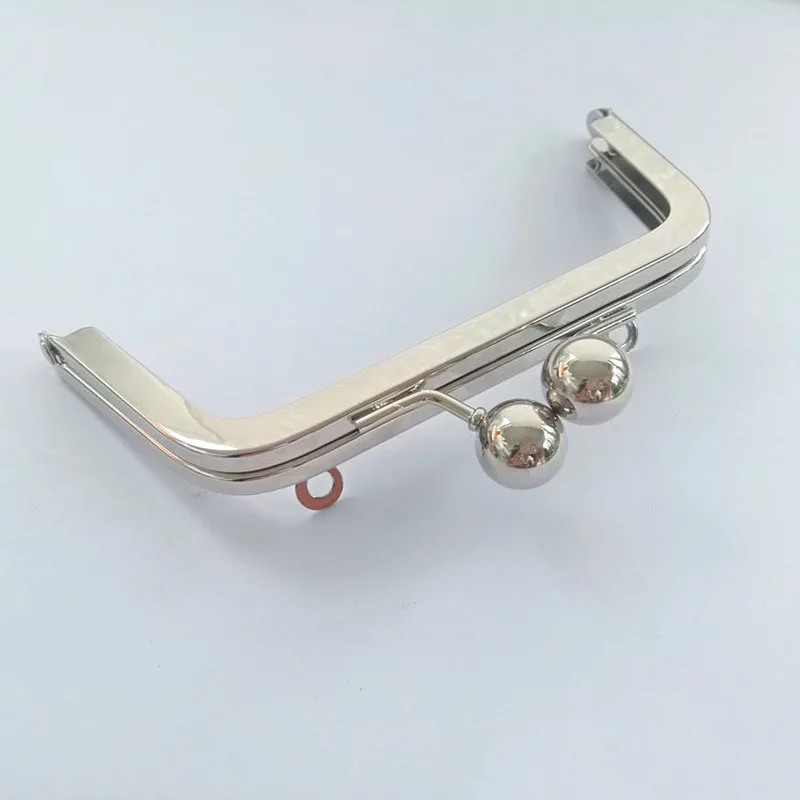 10PCS 14CM Metal Purse Frame Handle for Clutch Handbag Hinge DIY Kiss Clasp Lock Bronze Gold Rose Head Gold Bag Hardware