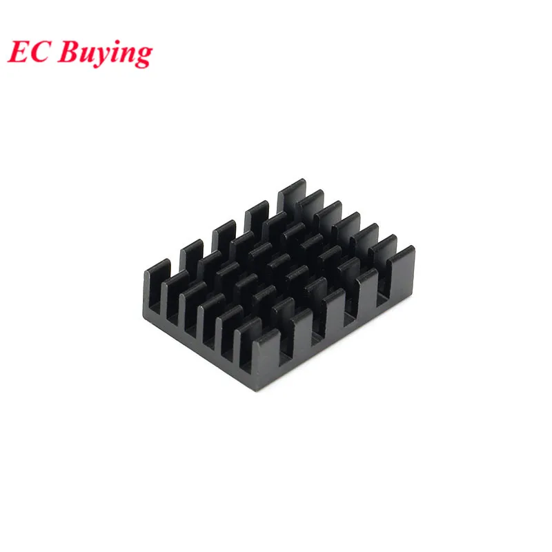 10pcs/5pc 19*14*6MM Heatsink 19X14X6mm Heat Sink Cooling Fin Aluminum Radiator Cooler Black for Chip LED Power IC Transistor PBC