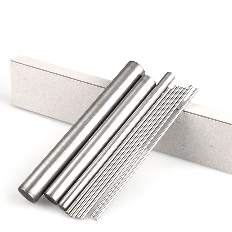 4pc/lot Length 250mm TC4 Titanium Ti Bar Grade GR5 Metal Rod Diameter 1/2/3/4/5/6/7/8/9/10mm For Manufacturing Gas aerospace