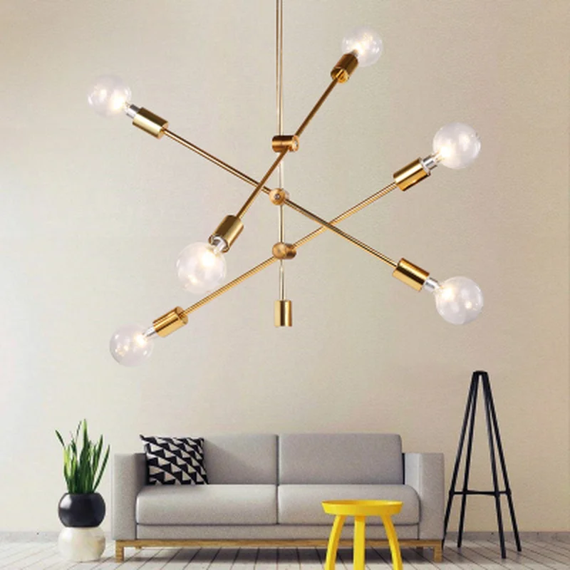 Nordic Modern Pendant Lights Hanging light lamp E27 Living room Pendant lamp touw lamparas de techo colgante moderna LED Lamp