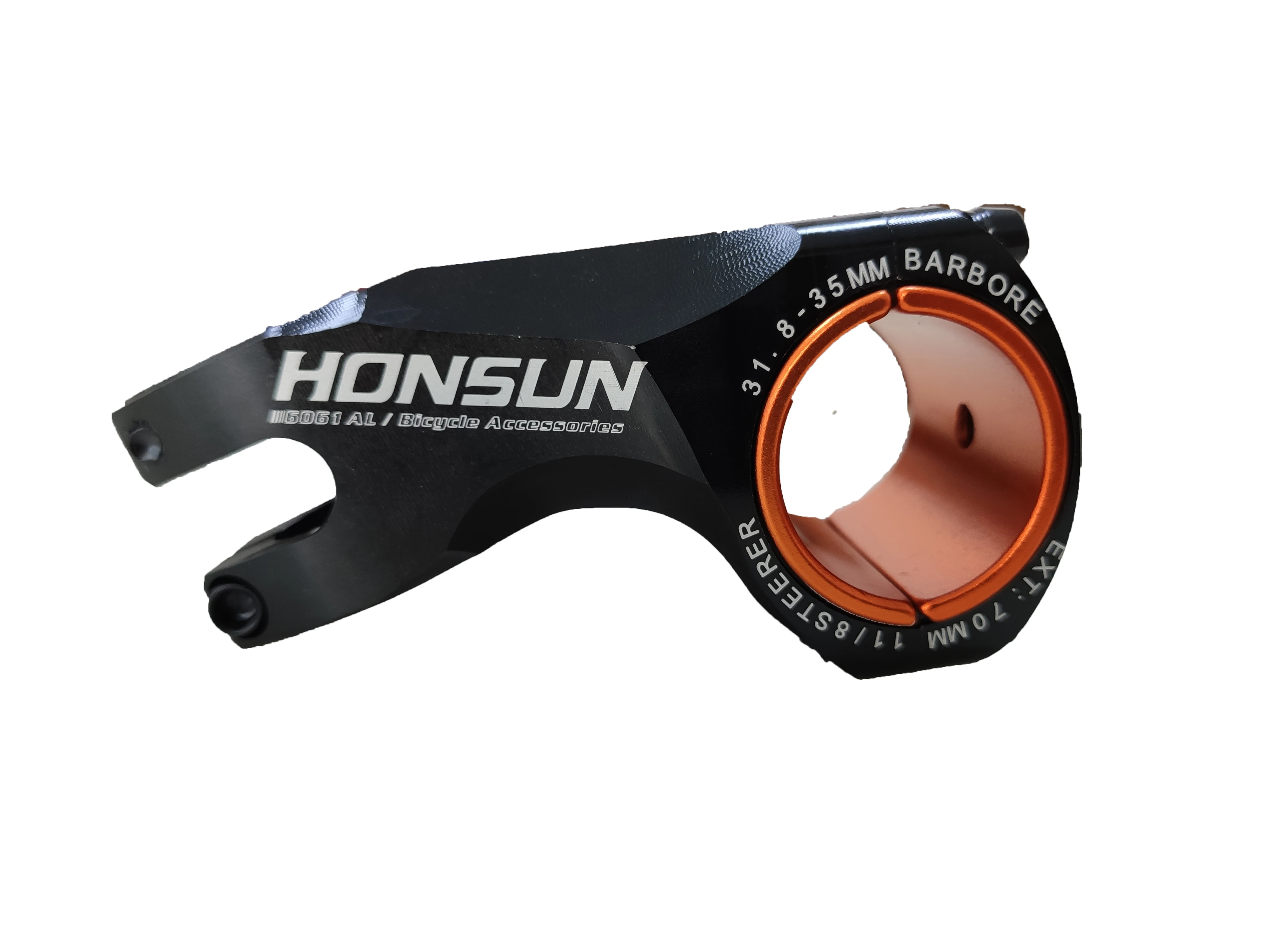 HONSUN Mountain bike 50/70mm High-Strength Lightweight handlebar riser 35mm /31.8mm Stem for XC AM MTB Mountain Bicycle part