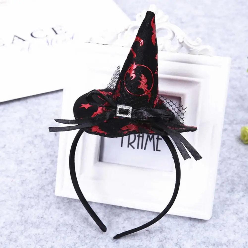 1pcs Halloween Girls Headband Witch Cosplay Headdress Pumpkin Hair Hoop Halloween Cosplay Party Headpiece