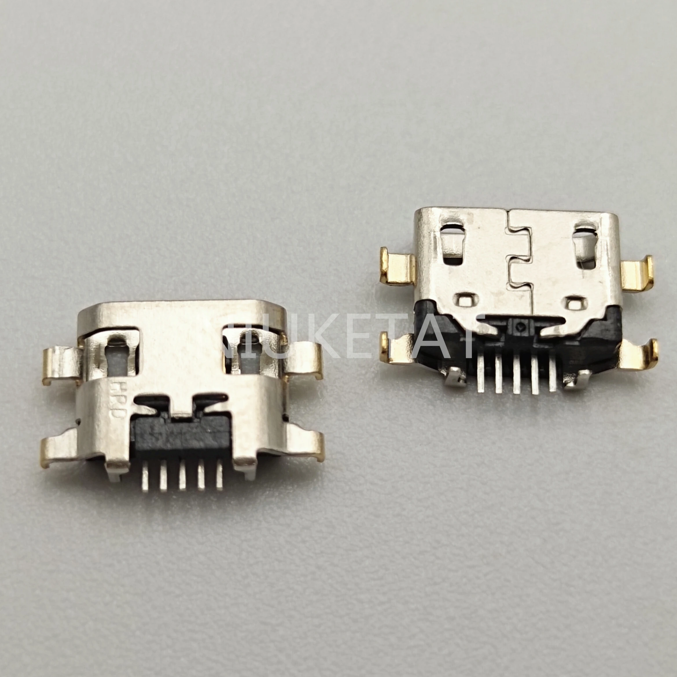 100pcs Micro USB Jack Charging Socket Port Plug Dock Connector Heavy plate 1.2mm For Samsung A10 A10s Motorola E5 E6 play