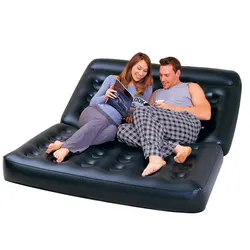Camping Sofa PVC Outdoor Bed Apartment Folding Naive Home Sofa Black Furniture Modern Inflatable Air Sofa Beds Living Room Sofa