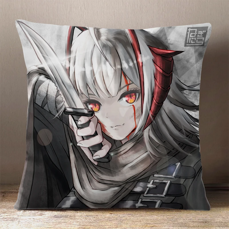 Anime Arknights W Cosplay Cartoon Printing Square Throw Pillow Siesta Dakimakura Dakimakura Safa Back Cushion Gifts