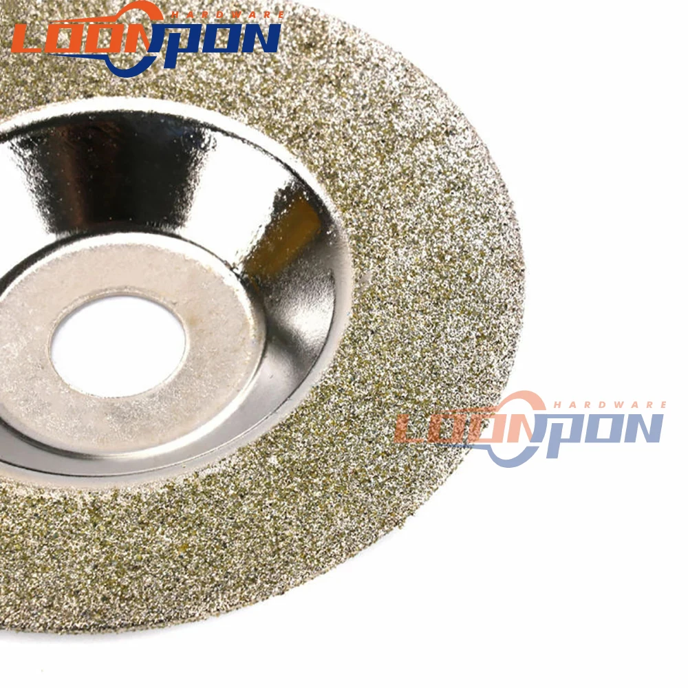 Diamant Schleifen Disc 100mm Schüssel Typ Cut Off Discs Rad Glas Cuttering Sägeblätter Dreh Schleif Werkzeuge 50/150 #2 teile/satz