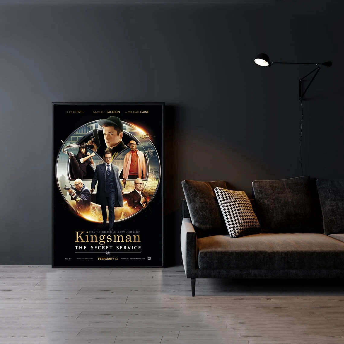 Kingsman The Secret Service ملصق الفيلم ديكور المنزل طلاء جدران (بدون إطار)