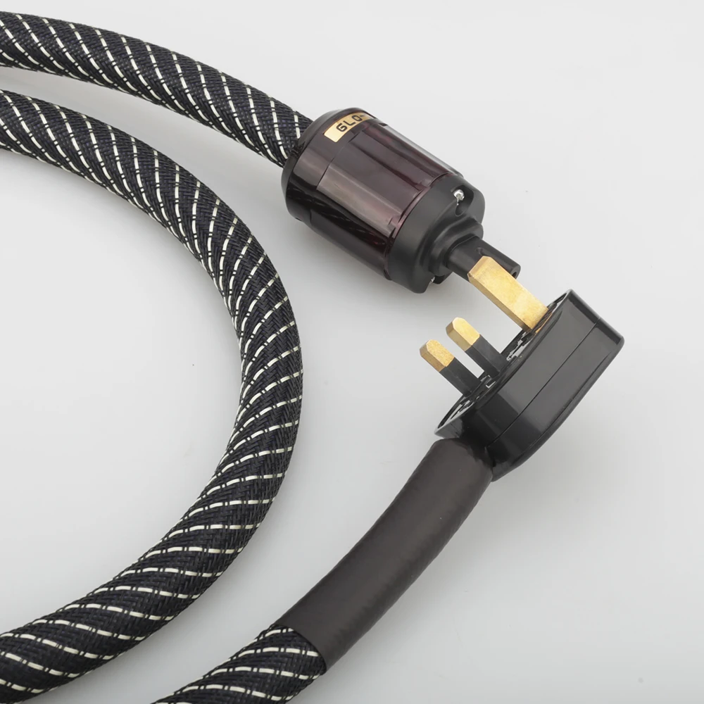 Audiocrast P101 UK kabel zasilający z C7 IEC rysunek 8 IEC UK kabel zasilający HIFI UK kabel zasilający HIFI UK kabel zasilający UK przewód sieciowy