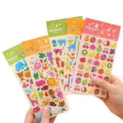 1 piece Korea Stationery Cute Cartoons Animal Bubble Cotton Stickers Phone Decorative Diary Scrapbooking Sticky Label