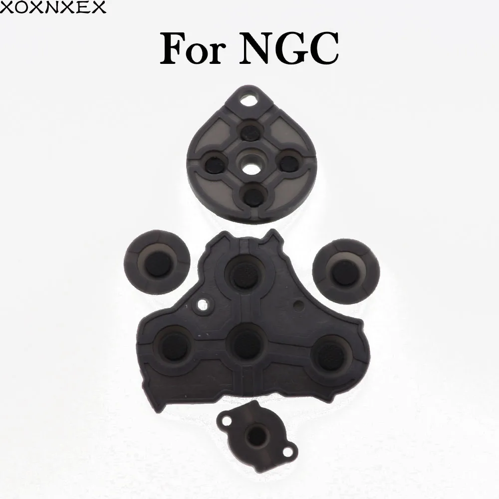 XOXNXEX 50sets Conductive Rubber Contact Pad Button A-B D-pad for NGC Controller Replacement part