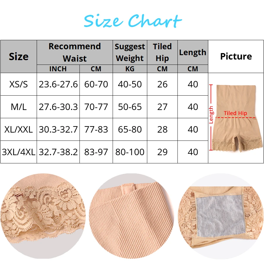 Women Shapewear High waist Butt Lifter Slimming Underwear Body Shaperwear Women\'s Waist Trainer Slimming Sheath Woman Flat Belly