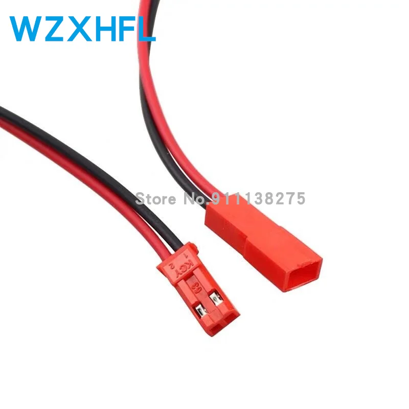 10 Paar Jst Plug Kabel Man + Vrouw Voor Rc Batterij 100Mm/200Mm/300Mm