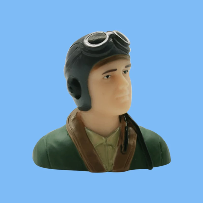 1 Pz 1/6 1/9 Bilancia WWII Piloti Figure Con Cappello Modello Giocattolo Per RC Aereo Accessori Hobby Colore Marrone Verde Esercito