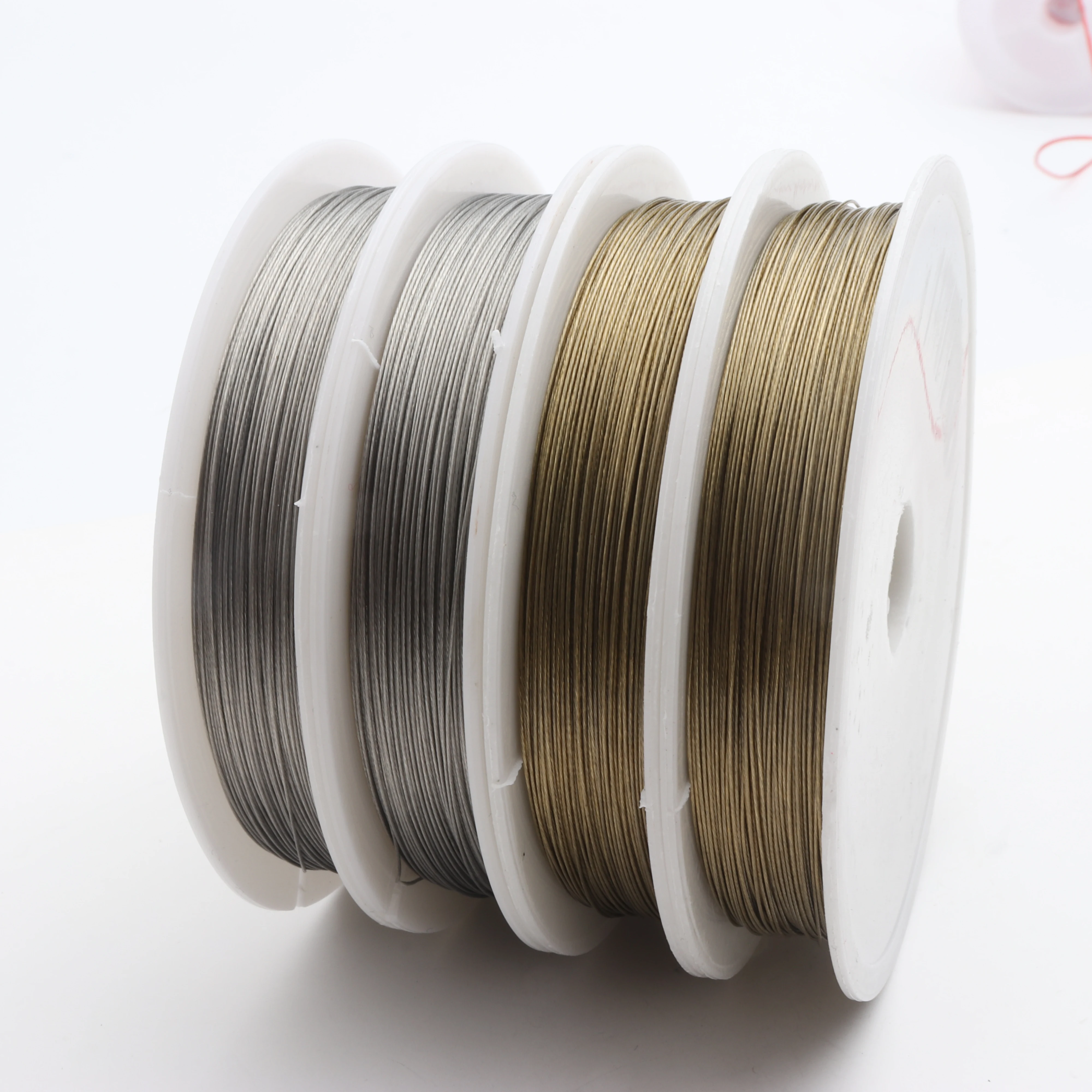 0.3mm Roll Steel String Thread Wire For Chains Necklace  Jewelry Making DIY Charms Findings Accessories Supplies Wholesale