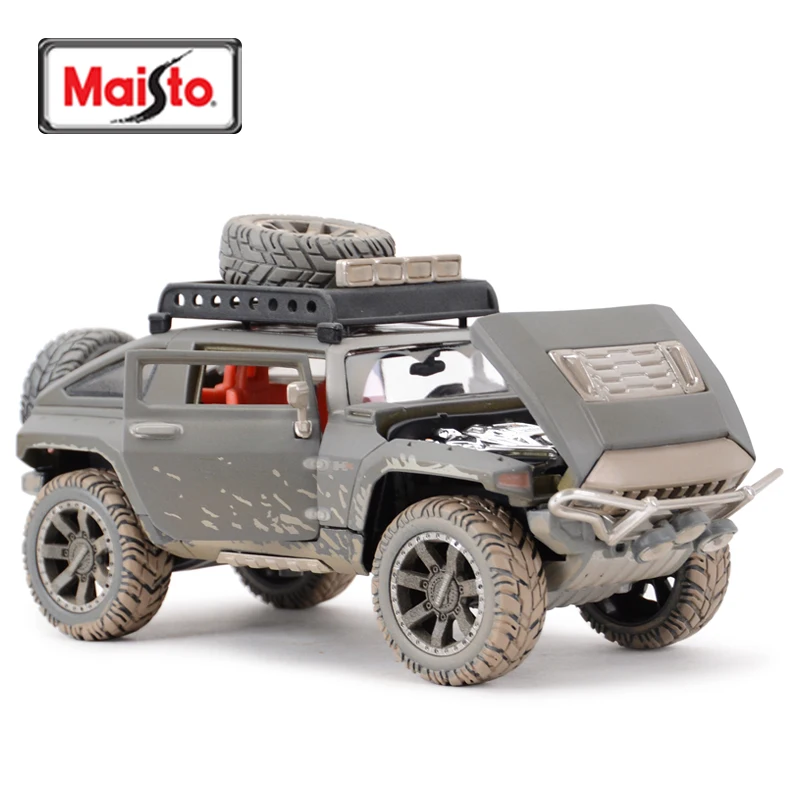 Maisto 1:24 2008 Hummer HX Concept Static Die Cast Vehicles Collectible Model Sports Car Toys