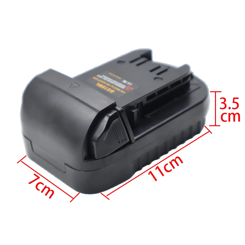 Conversor Adaptador dawupine BS18ML Uso Para Bosch 18V Li-ion Battery On Para Milwaukee 18V Lithium Electric Power Tool