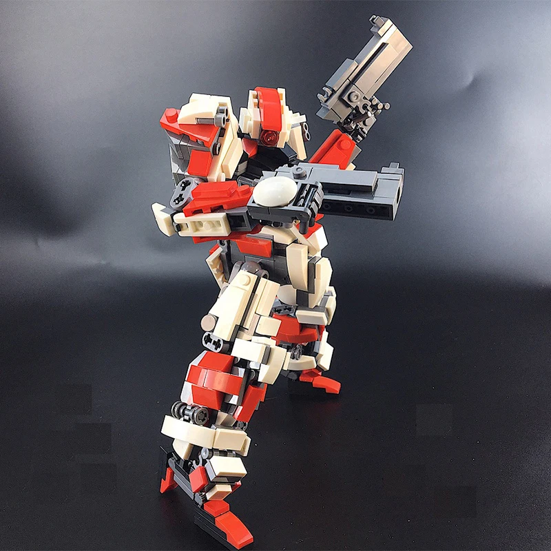 

Original Design Robot Warrior Building Blocks Toys For Children Armor Anime Figure Model Mech Action Figure Assembly Block Dolls