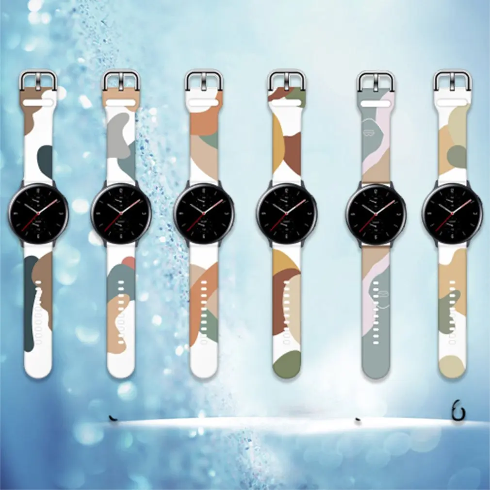 Fashion Silicone Watchband Soft Sport Strap Loops Color Band Bracelet Watchband For Huawei Watch 3 GT 2 Pro Dropshipping