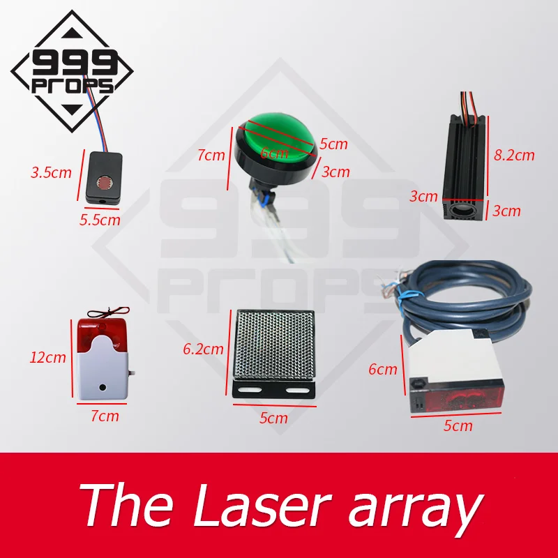Green laser maze for escape room game laser array accross laser room escape laser devices 999PROPS