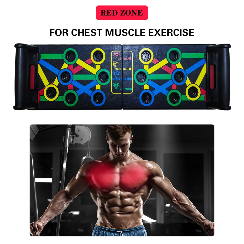 Push-Up Rack Board Training Sport Workout Fitness Gym Equipment Push Up Stand ABS Abdominal Muscle Building Exercise Press-up