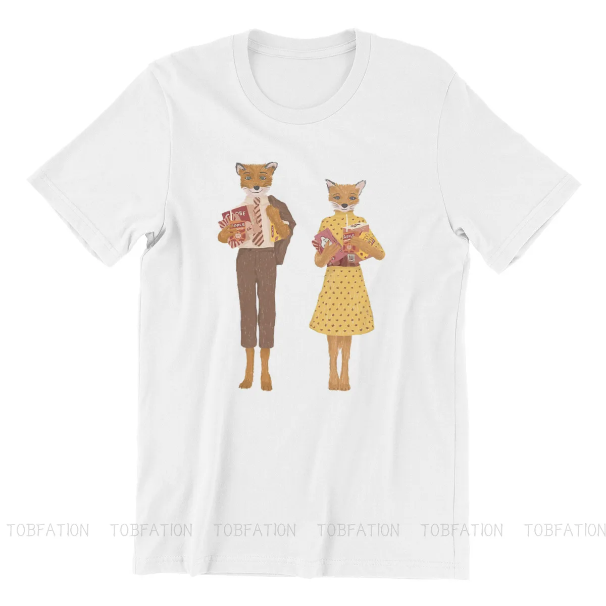 Casual Style TShirt Fantastic Mr Fox Cartoon Books Comfortable New Design Gift Idea  T Shirt Short Sleeve Ofertas