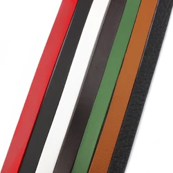 1Meter Black/Brown/Red/Green/White 10mm Flat Genuine Leather Cord Beading Cord Rope String For Jewelry Making Necklace Bracelet