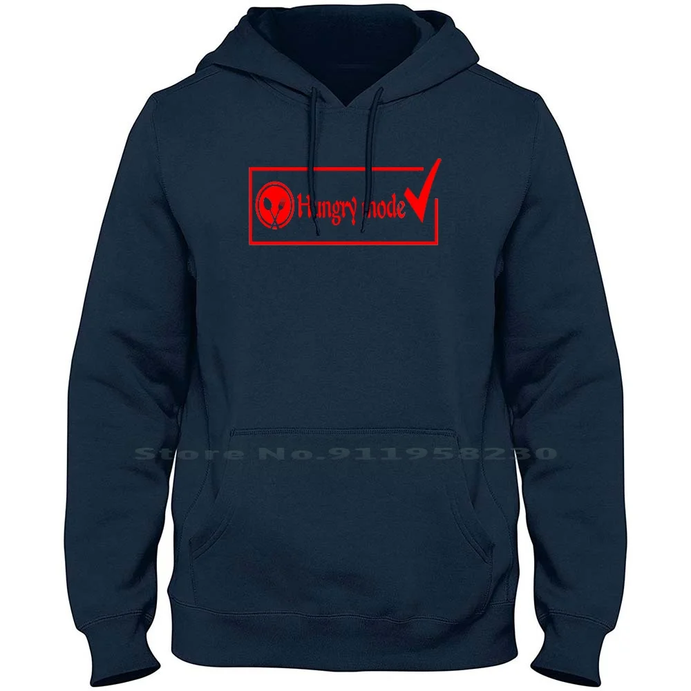 Hungry Mode Red Graphics Men Women Hoodie Pullover Sweater 6XL Big Size Cotton Hungry Lover Over Mode Red Rap Ra Hi Cs