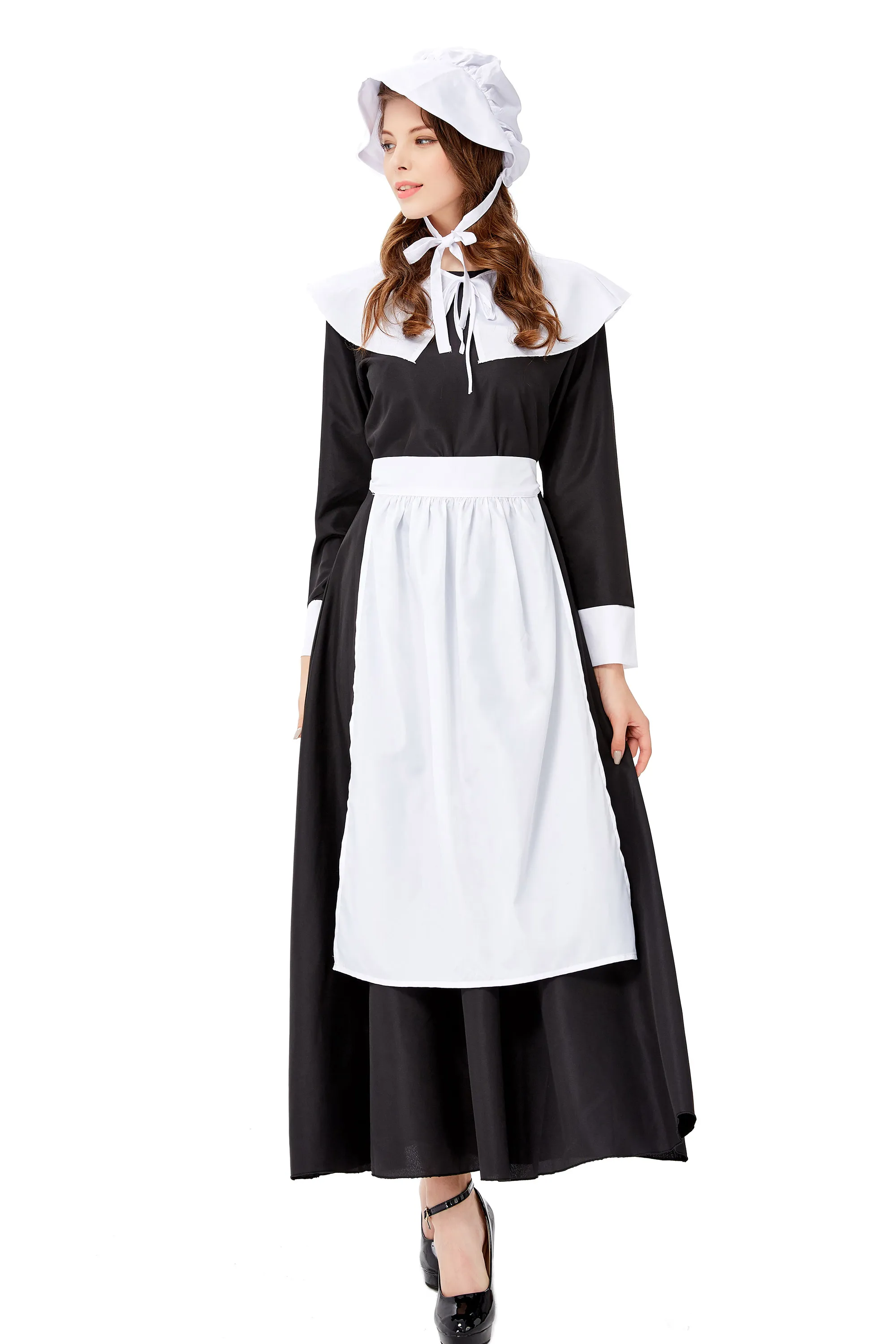 Halloween Carnival Party Bavarian French Farm Maid Costume Germany Oktoberfest Tavern Waiter Cosplay Dress