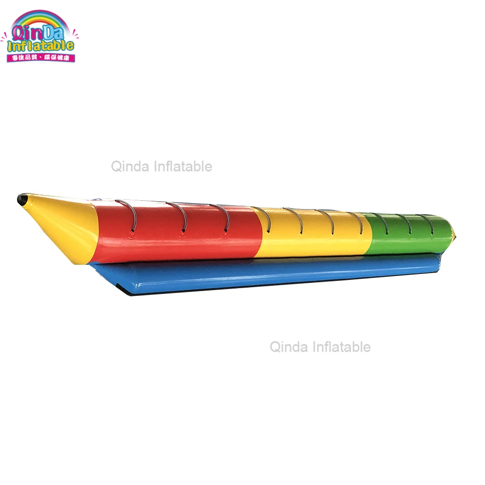 Inflatable Flying Fish Ocean Park เกม Inflatable น้ำเรือกล้วยโรงงานราคา