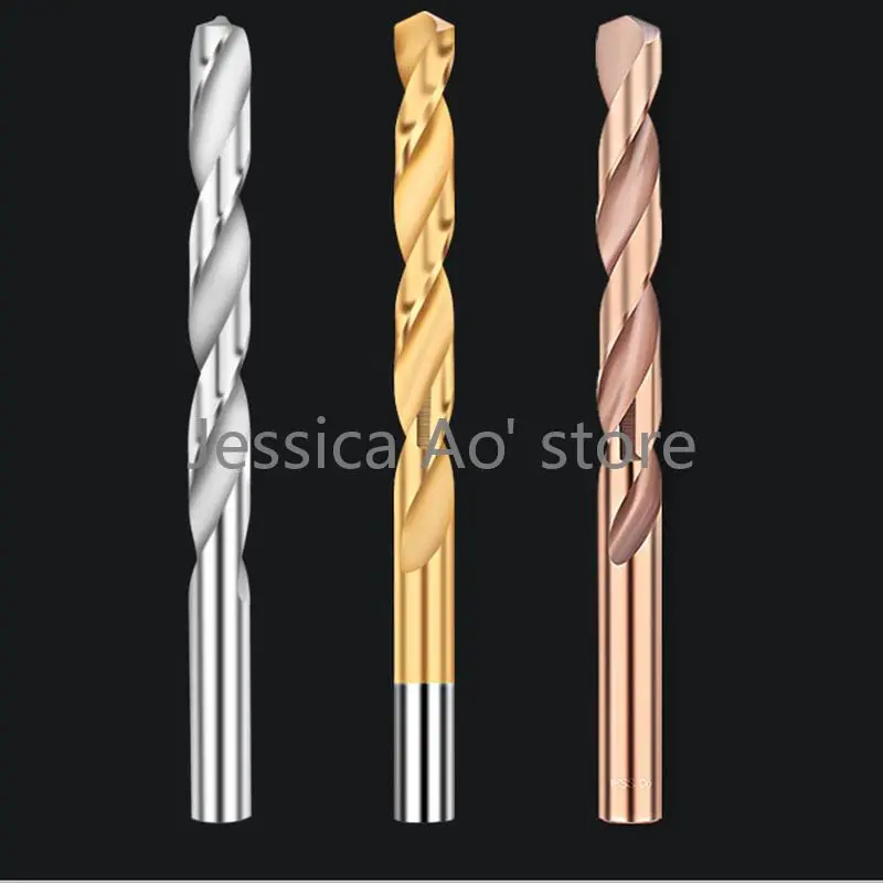 13pcs 1.5-6.5mm Multi-function Straight M35 Cobalt Twist Drill Bit Set Titanium Plated Stainless Steel Metal Special Drill Bits